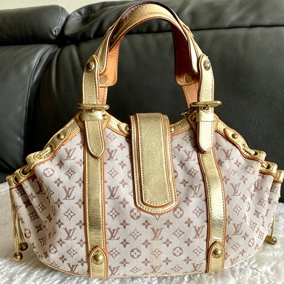 ‼️sold‼️Louis Vuitton Theda Mini Lin Khaki - Picture 4 of 16